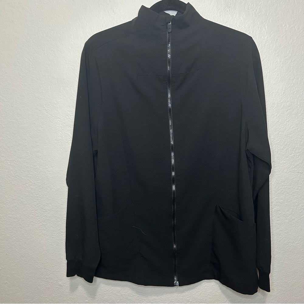 Black Zip-Front Women's Jacket